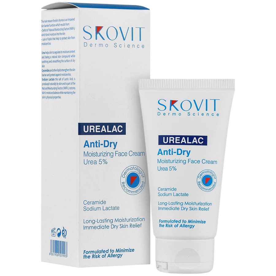 کرم مرطوب کننده صورت حاوی 5 % اوره اسکوویت